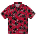 Arkansas State Red Wolves Hawaiian Shirt - Palm Tree Motif | Hula Hawaiian Shirts