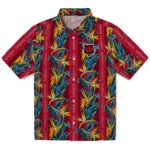 Arkansas State Red Wolves Hawaiian Shirt - Paradise Vines | Hula Hawaiian Shirts