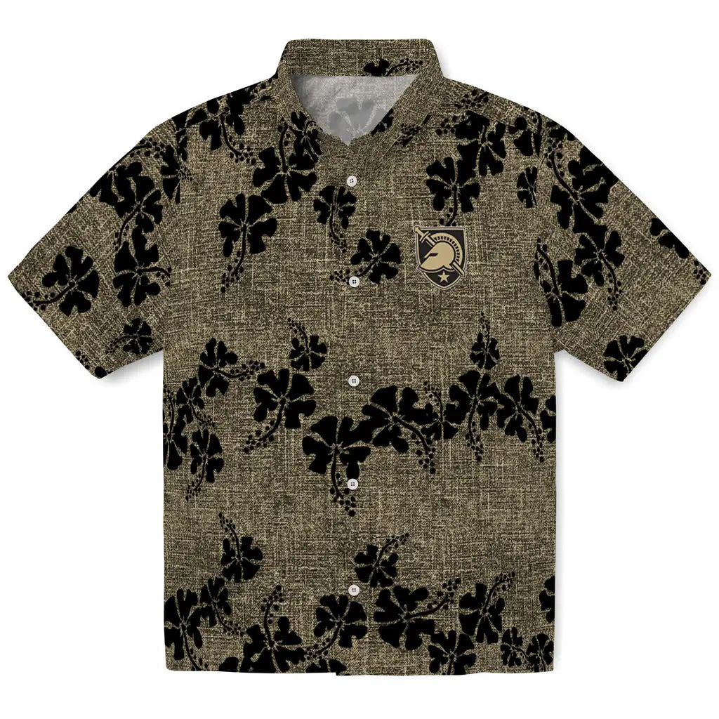Army Black Knights Hawaiian Shirt - 50th State Flower | Hula Hawaiian Shirts