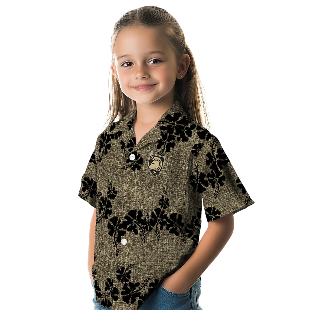 Army Black Knights Hawaiian Shirt - 50th State Flower | Hula Hawaiian Shirts