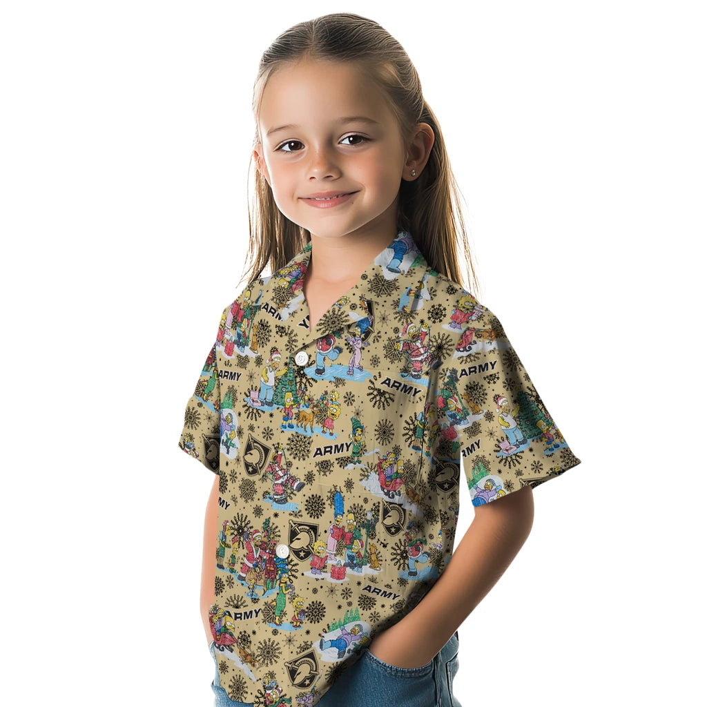 Army Black Knights Hawaiian Shirt - Simpsons Christmas | Hula Hawaiian Shirts