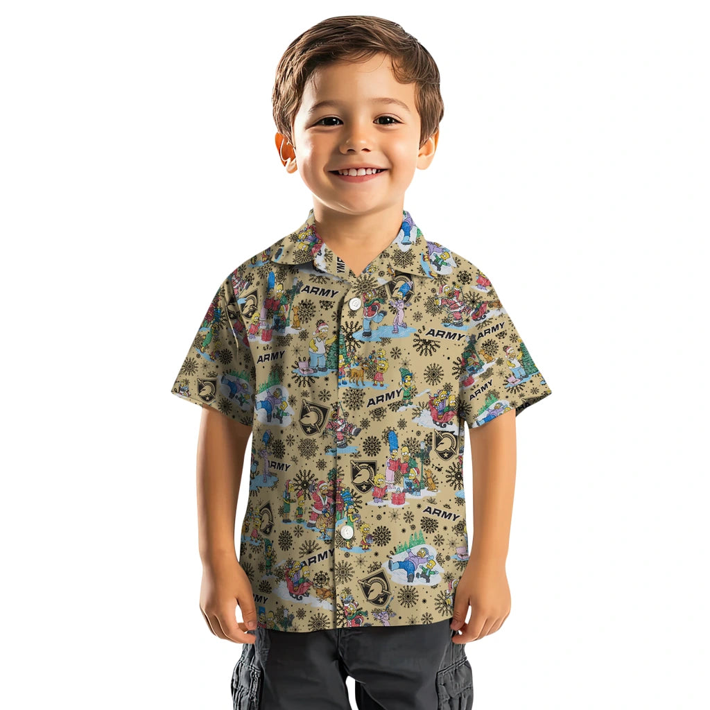 Army Black Knights Hawaiian Shirt - Simpsons Christmas | Hula Hawaiian Shirts