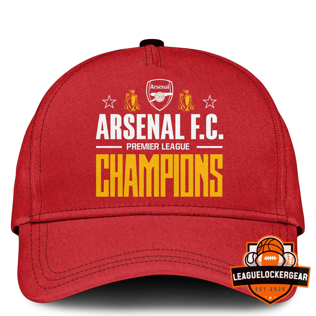 Arsenal F.C. Premier League Champions 2025-26 T-Shirt - LeagueLockerGear