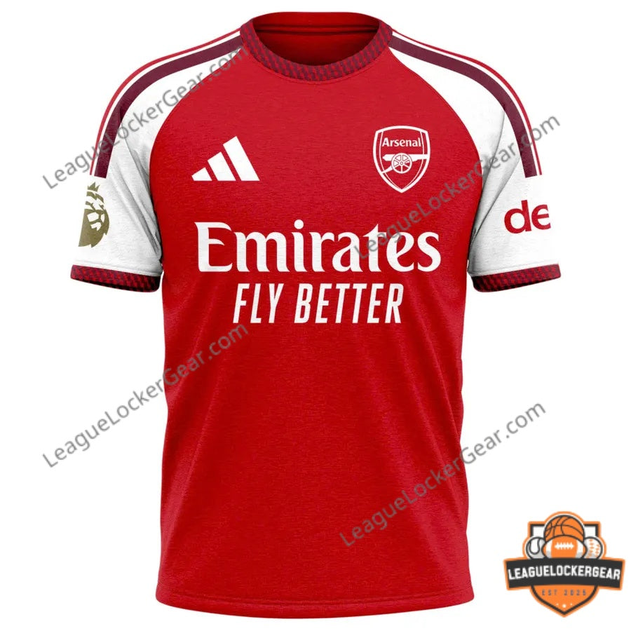 Arsenal Football Club Premier League Champions 2025-26 Jersey - LeagueLockerGear