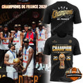 AS Monaco Basket Champions De France 2026 T-Shirt - LeagueLockerGear