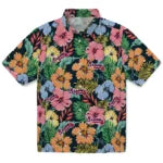 Atlanta Braves Hawaiian Shirt - Brilliant Hibiscus Garden | Hula Hawaiian Shirts