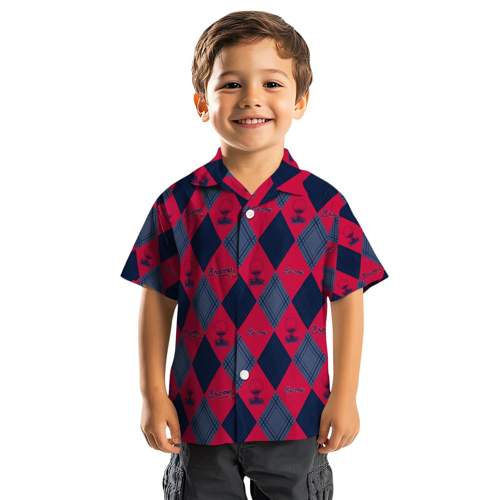 Atlanta Braves Hawaiian Shirt - Golfing Plaid | Hula Hawaiian Shirts