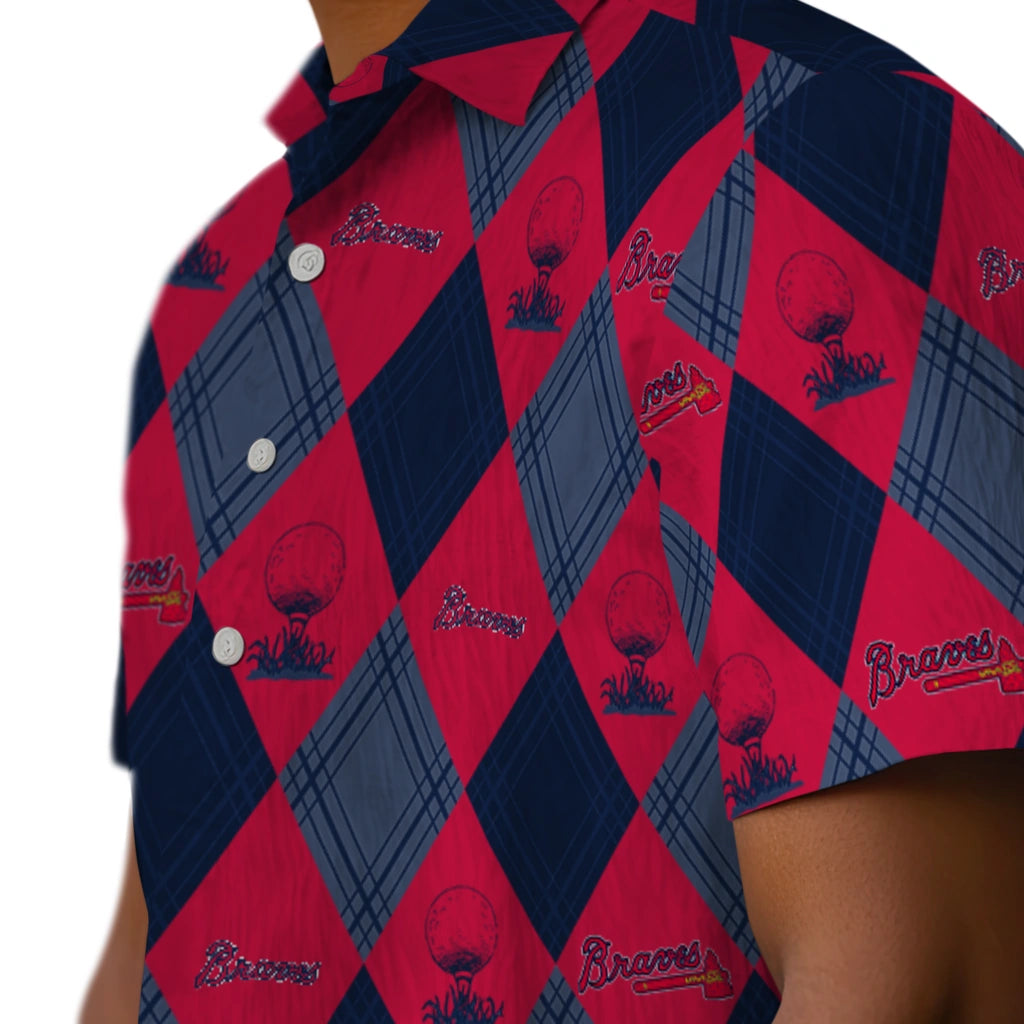 Atlanta Braves Hawaiian Shirt - Golfing Plaid | Hula Hawaiian Shirts