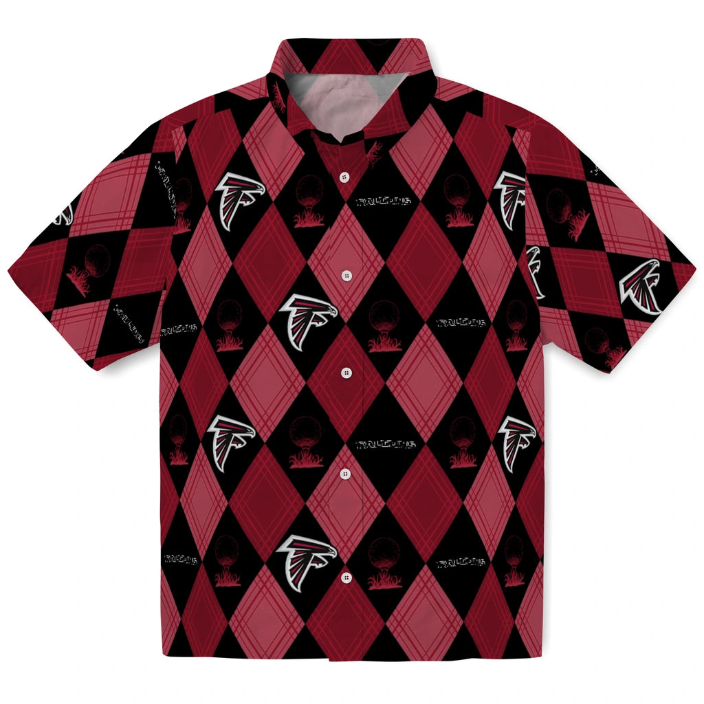 Atlanta Falcons Hawaiian Shirt - Golfing Plaid | Hula Hawaiian Shirts