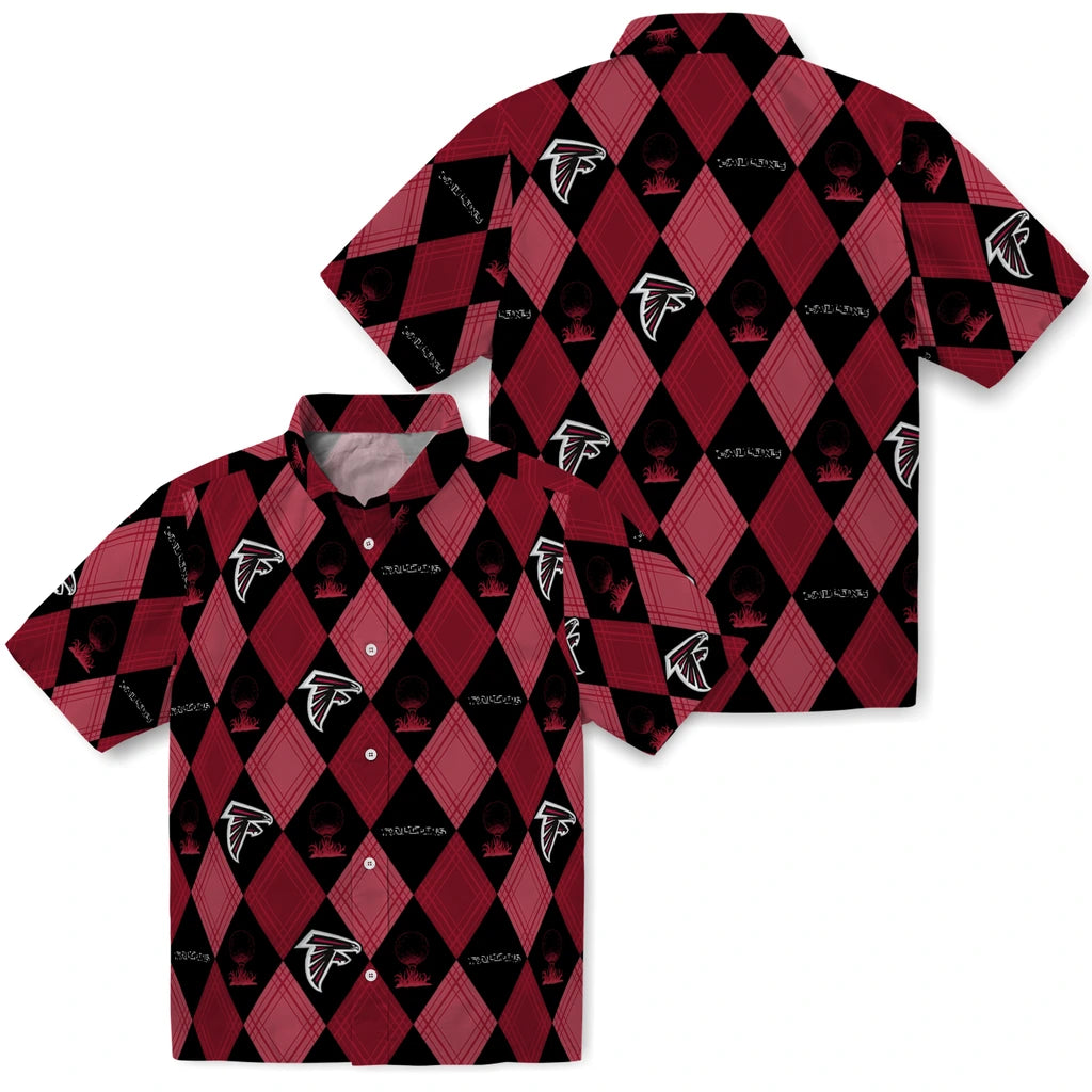 Atlanta Falcons Hawaiian Shirt - Golfing Plaid | Hula Hawaiian Shirts