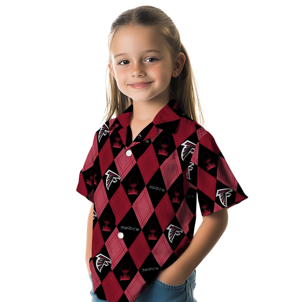 Atlanta Falcons Hawaiian Shirt - Golfing Plaid | Hula Hawaiian Shirts