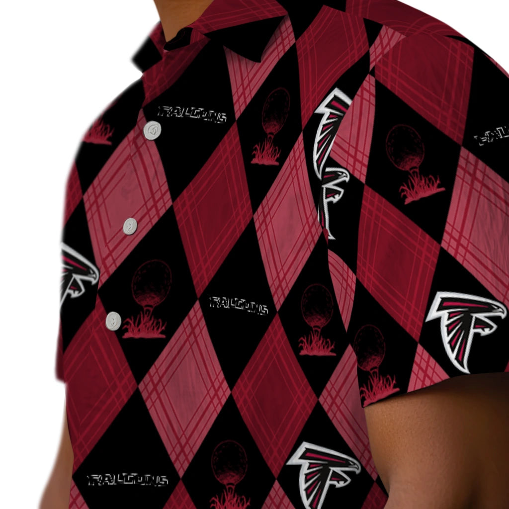 Atlanta Falcons Hawaiian Shirt - Golfing Plaid | Hula Hawaiian Shirts