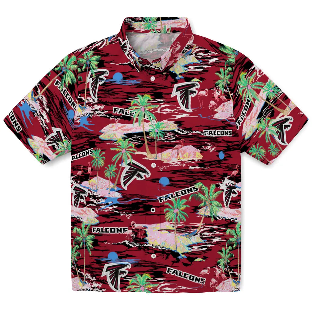 Atlanta Falcons Hawaiian Shirt - Hawaii Island | Hula Hawaiian Shirts