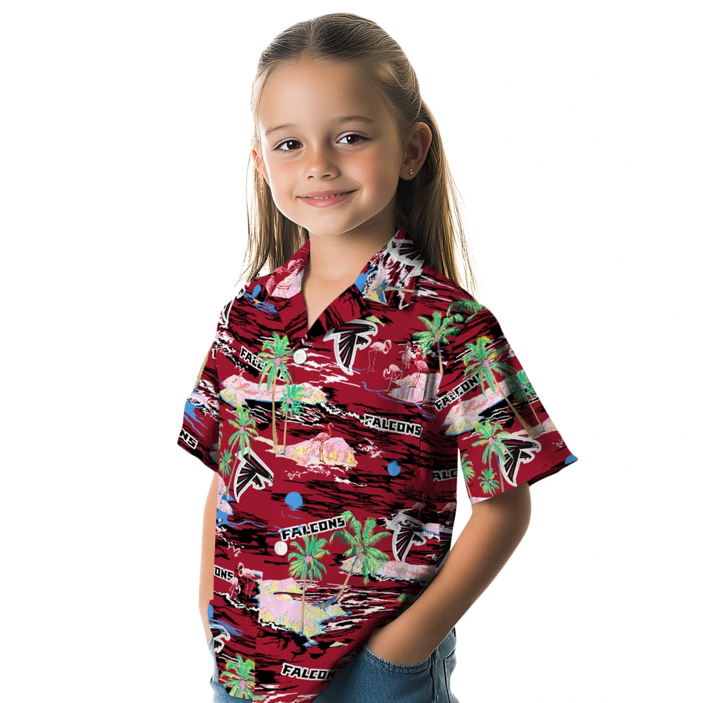 Atlanta Falcons Hawaiian Shirt - Hawaii Island | Hula Hawaiian Shirts