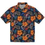 Atlanta Falcons Hawaiian Shirt - Hibiscus Foliage | Hula Hawaiian Shirts
