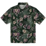 Atlanta Falcons Hawaiian Shirt - Hibiscus Leaves Pattern | Hula Hawaiian Shirts