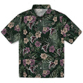 Atlanta Falcons Hawaiian Shirt - Hibiscus Leaves Pattern | Hula Hawaiian Shirts