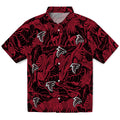 Atlanta Falcons Hawaiian Shirt - Monstera Layer | Hula Hawaiian Shirts