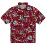 Atlanta Falcons Hawaiian Shirt - Simpsons Christmas | Hula Hawaiian Shirts