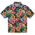 Atlanta Hawks Hawaiian Shirt - Brilliant Hibiscus Garden | Hula Hawaiian Shirts