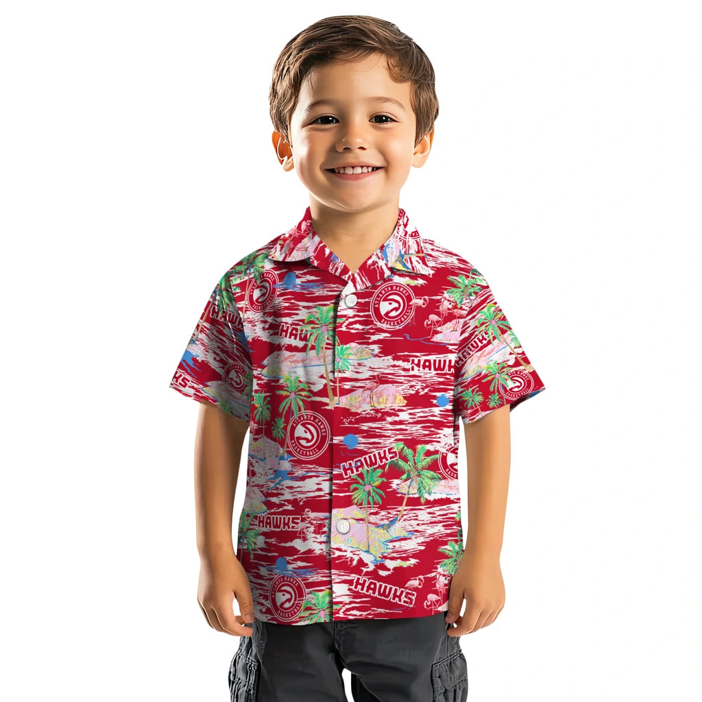 Atlanta Hawks Hawaiian Shirt - Hawaii Island | Hula Hawaiian Shirts