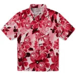 Atlanta Hawks Hawaiian Shirt - Hibiscus Arrangement | Hula Hawaiian Shirts
