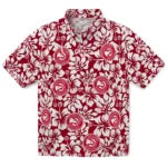 Atlanta Hawks Hawaiian Shirt - Hibiscus Motif | Hula Hawaiian Shirts