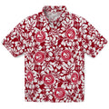 Atlanta Hawks Hawaiian Shirt - Hibiscus Motif | Hula Hawaiian Shirts