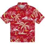 Atlanta Hawks Hawaiian Shirt - Palm Tree Island | Hula Hawaiian Shirts