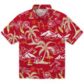 Atlanta Hawks Hawaiian Shirt - Palm Tree Island | Hula Hawaiian Shirts