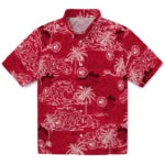 Atlanta Hawks Hawaiian Shirt - Wave Palm | Hula Hawaiian Shirts