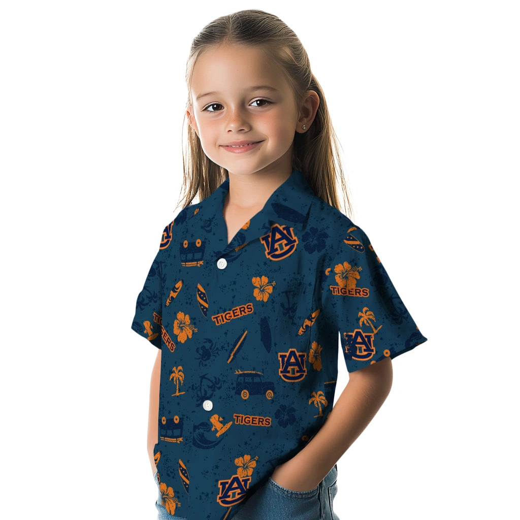 Auburn Tigers Hawaiian Shirt - Beach Vibe | Hula Hawaiian Shirts