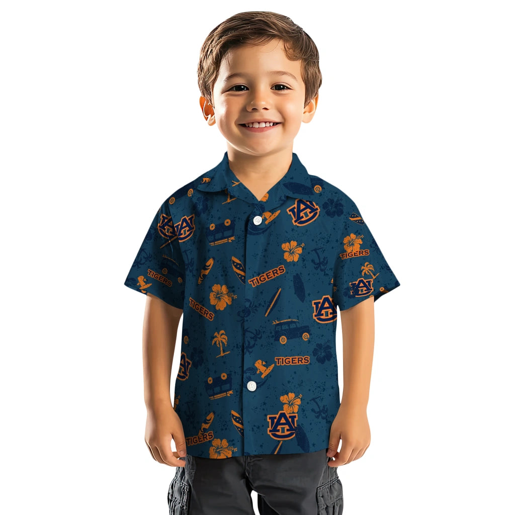 Auburn Tigers Hawaiian Shirt - Beach Vibe | Hula Hawaiian Shirts
