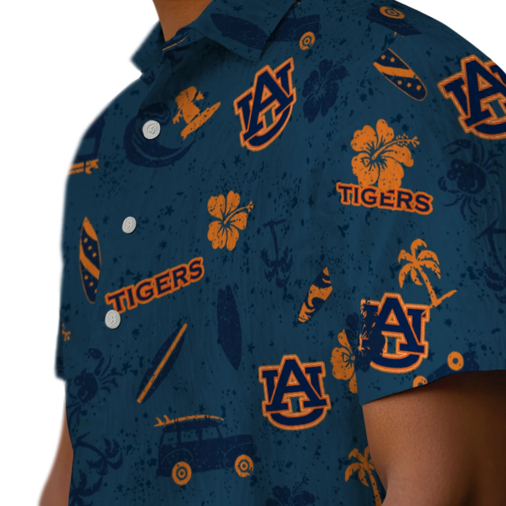 Auburn Tigers Hawaiian Shirt - Beach Vibe | Hula Hawaiian Shirts