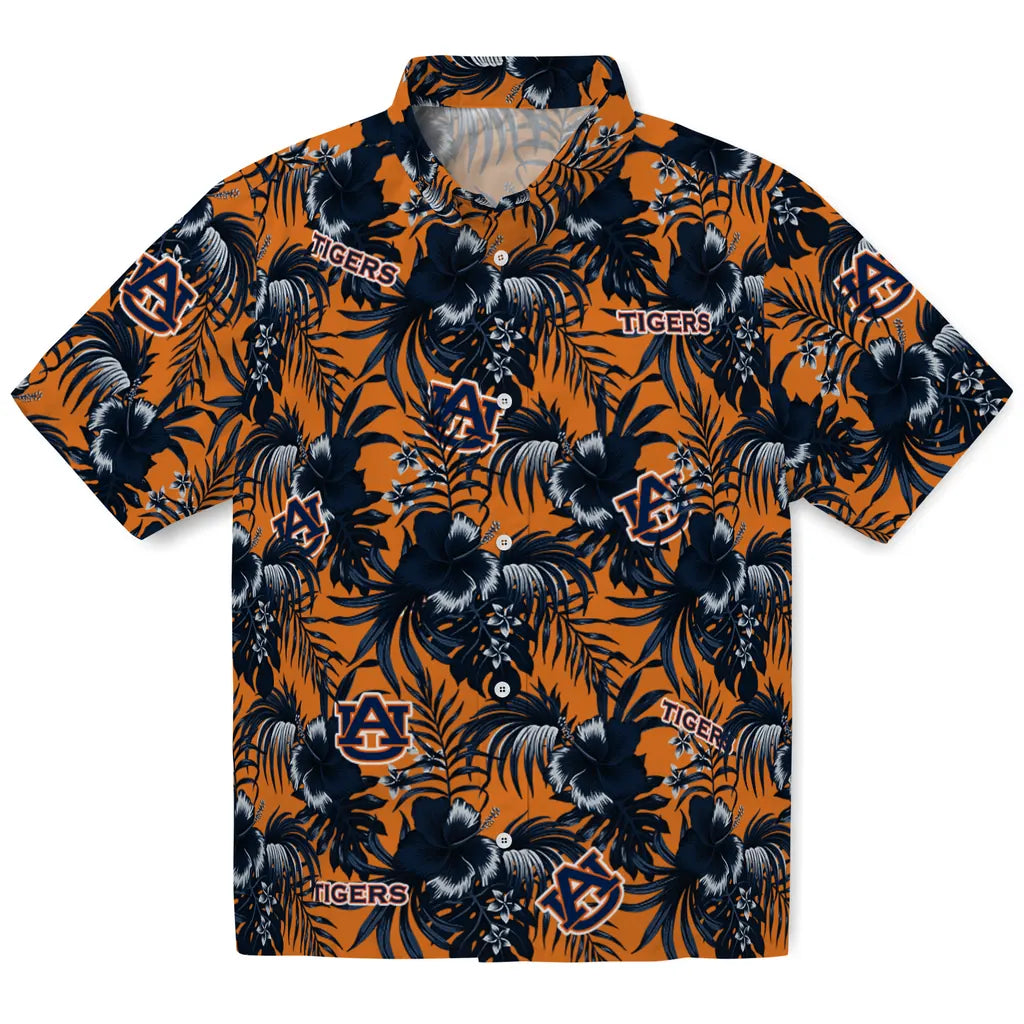 Auburn Tigers Hawaiian Shirt - Hibiscus Exotic | Hula Hawaiian Shirts