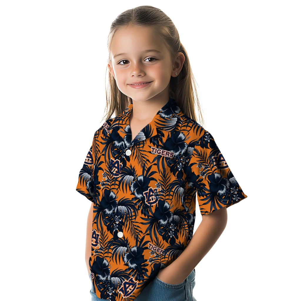 Auburn Tigers Hawaiian Shirt - Hibiscus Exotic | Hula Hawaiian Shirts