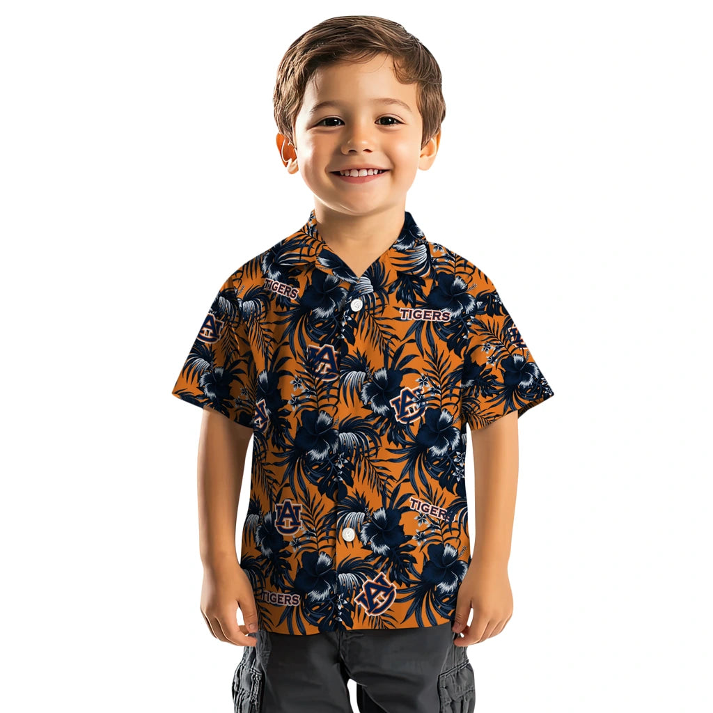 Auburn Tigers Hawaiian Shirt - Hibiscus Exotic | Hula Hawaiian Shirts