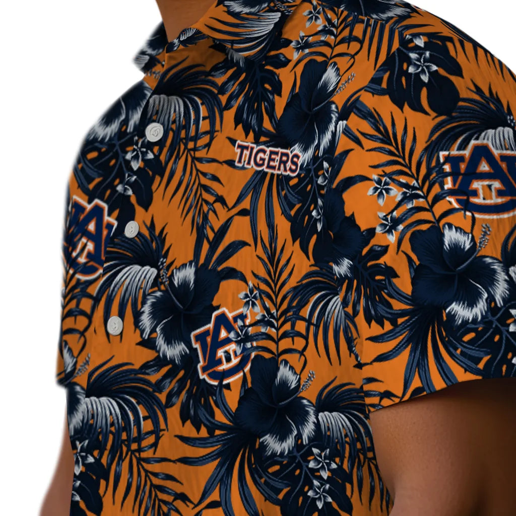 Auburn Tigers Hawaiian Shirt - Hibiscus Exotic | Hula Hawaiian Shirts