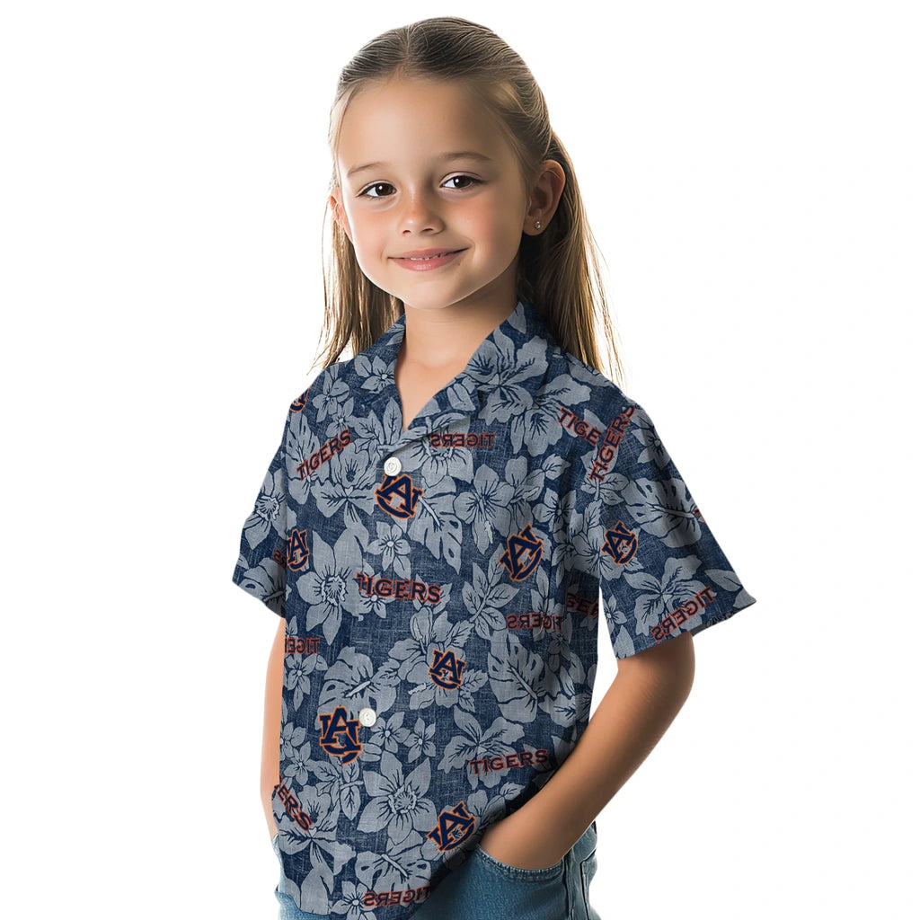 Auburn Tigers Hawaiian Shirt - Hibiscus Oasis | Hula Hawaiian Shirts