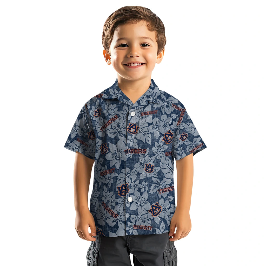 Auburn Tigers Hawaiian Shirt - Hibiscus Oasis | Hula Hawaiian Shirts