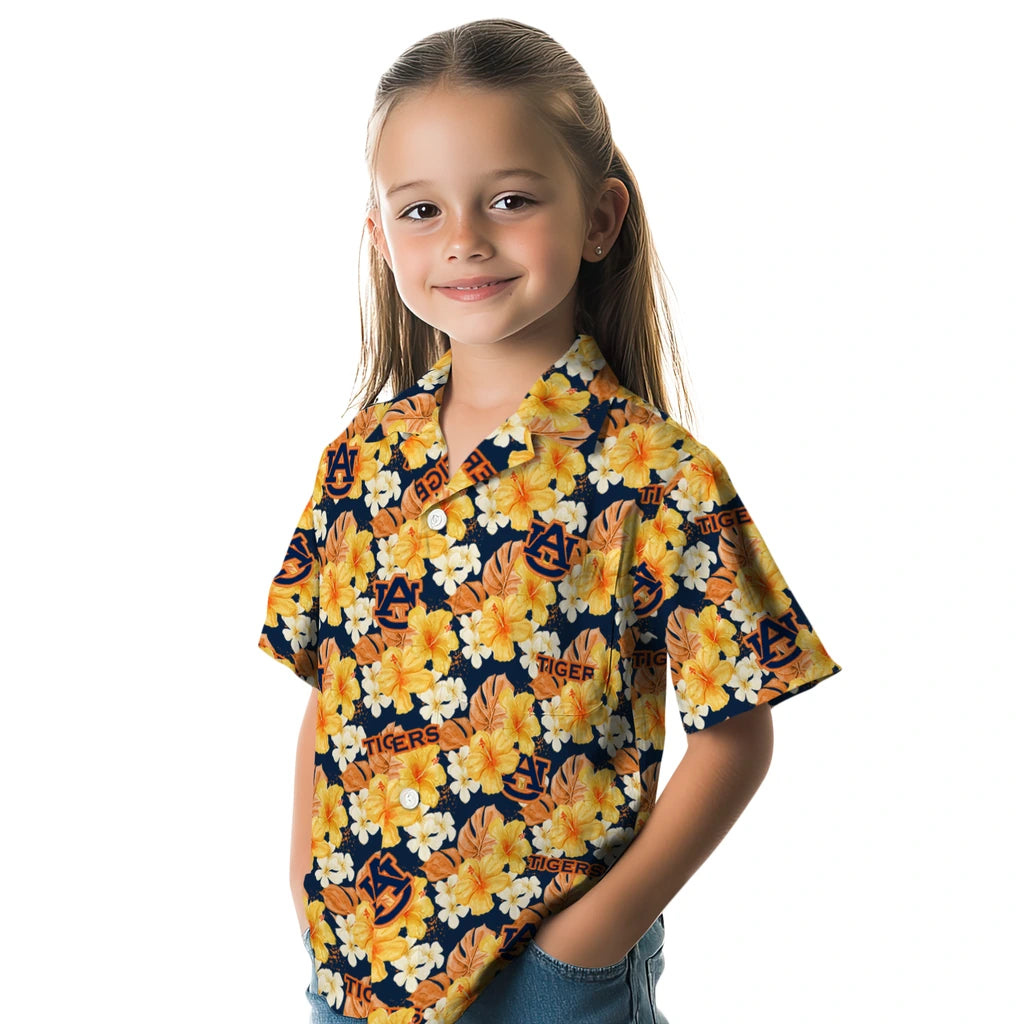 Auburn Tigers Hawaiian Shirt - Hibiscus Tropics | Hula Hawaiian Shirts