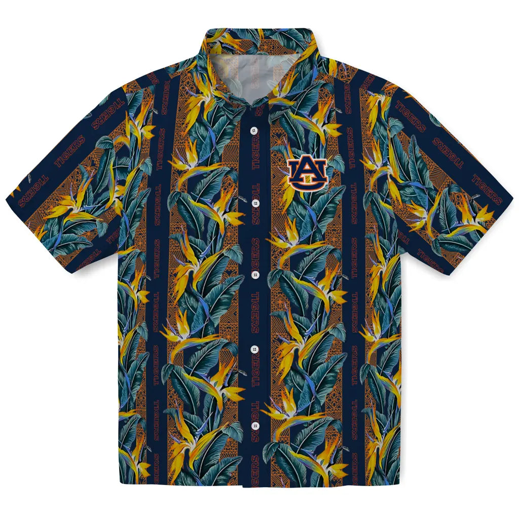 Auburn Tigers Hawaiian Shirt - Paradise Vines | Hula Hawaiian Shirts