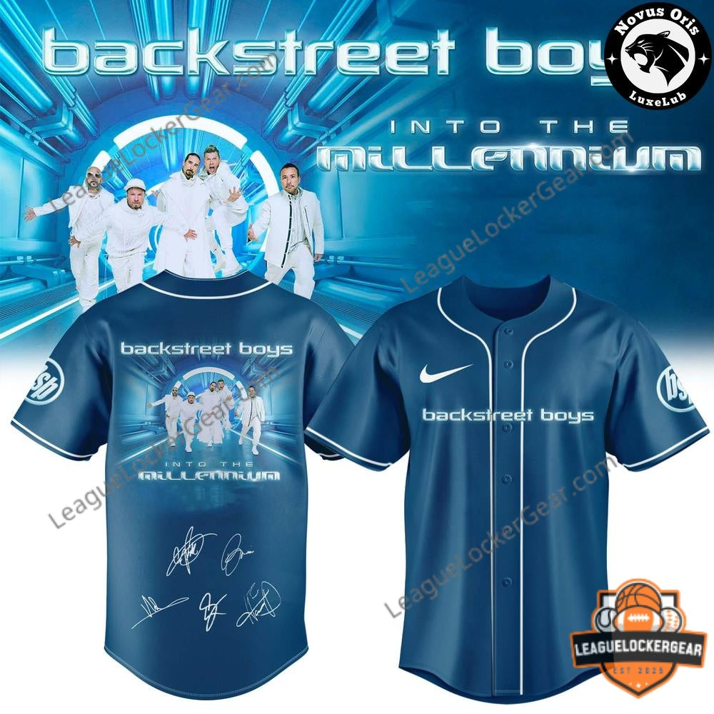Backstreet Boys Into The Millennium Signed Custom Baseball Jersey - LeagueLockerGear
