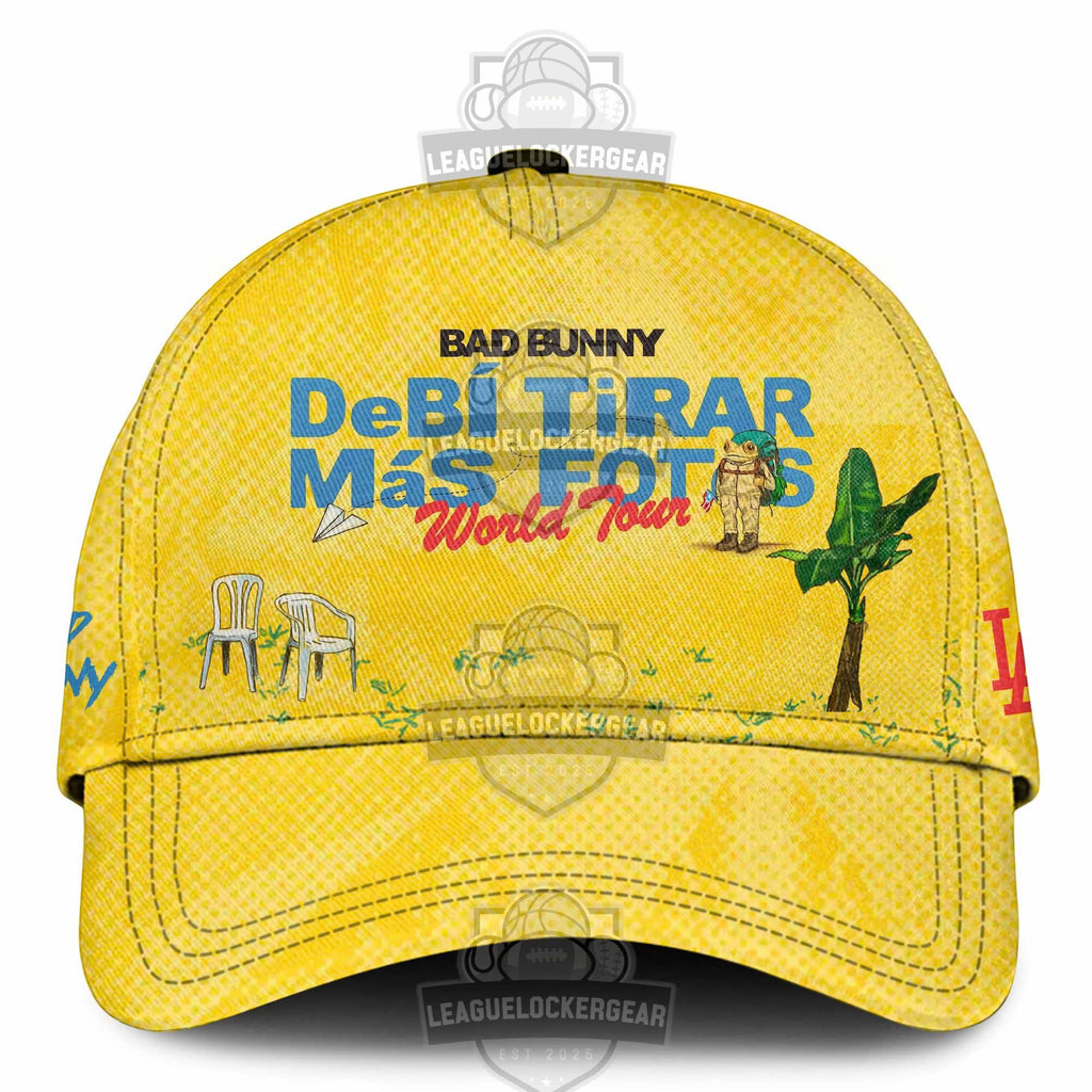 Bad Bunny Debí Tirar Más Fotos World Tour Los Angeles Dodgers Baseball Jersey - LeagueLockerGear