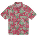 Ball State Cardinals Hawaiian Shirt - Anthurium Overlay | Hula Hawaiian Shirts