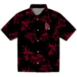 Ball State Cardinals Hawaiian Shirt - Bamboo Branches | Hula Hawaiian Shirts