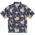 Ball State Cardinals Hawaiian Shirt - Flamingo Hibiscus | Hula Hawaiian Shirts