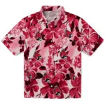 Ball State Cardinals Hawaiian Shirt - Hibiscus Arrangement | Hula Hawaiian Shirts