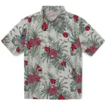 Ball State Cardinals Hawaiian Shirt - Hibiscus Designs | Hula Hawaiian Shirts