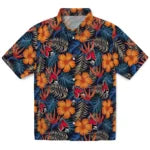 Ball State Cardinals Hawaiian Shirt - Hibiscus Foliage | Hula Hawaiian Shirts